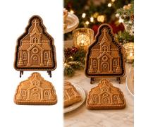 Faith & Nativity Christmas Mini Pie Mold Collection, 3D Reusable Molds | Religious Pocket Hand Pie Maker, ABS Non-Stick Pie Maker, Nativity Scene Holiday Baking Tools, for Christmas Parties, Style A