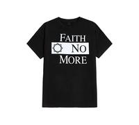 Faith No More - Classic Logo V2 - T-Shirt - black - S - 100% Cotton S