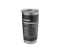 Faith Nutrition Facts Name Stainless Steel Insulated Tumbler