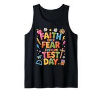 Faith On Test Day God Student School Christian Test Day Tank Top