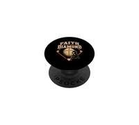 Faith On The Diamond Philippians 4 13 Softball PopSockets Adhesive PopGrip