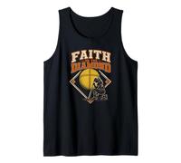 Faith On The Diamond Softball Bible Verse Faith Tank Top