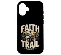 Faith on the Trail Christian Trail Runner Hiking Outdoor Case for iPhone 16