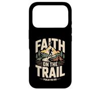 Faith on the Trail Christian Trail Runner Hiking Outdoor Case for iPhone 17 Pro