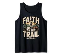 Faith on The Trail Christian Trail Runner Hiking Outdoor Tank Top