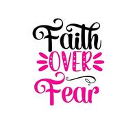 Faith Over Fear 01 Poster A4 - Inspirational Motivational Wall Art daily Life Quote encouraging famous short phrases inspiring words spiritual hope messages success sayings strength work quotations p