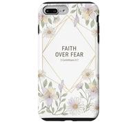 Faith Over Fear 2 Corinthians 5:7 Christian Floral Bible God Case for iPhone 7 Plus/8 Plus