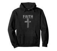 Faith Over Fear America Pride Love Jesus US Flag Prayer Pullover Hoodie
