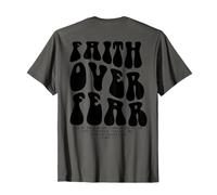 Faith Over Fear Bible Verse Aesthetic Christian T-Shirt