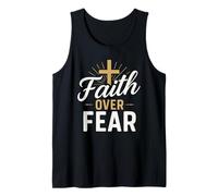 Faith Over Fear Bible Verse Inspired Christian Men Women Kid Tank Top