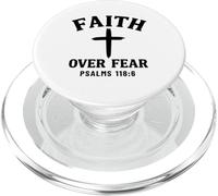 Faith Over Fear Bible Verse Psalms 118:6 Christian PopSockets PopGrip for MagSafe