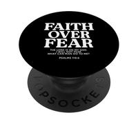 Faith Over Fear Bible Verse Scripture Quote Christian PopSockets Adhesive PopGrip