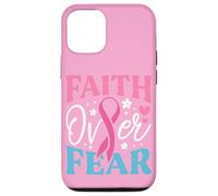Faith Over Fear Breast Cancer Awareness Survivor & Fighter Case for iPhone 12/12 Pro