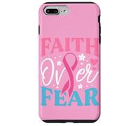 Faith Over Fear Breast Cancer Awareness Survivor & Fighter Case for iPhone 7 Plus/8 Plus