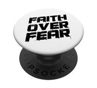 Faith over fear christian bible verse prayer PopSockets Adhesive PopGrip
