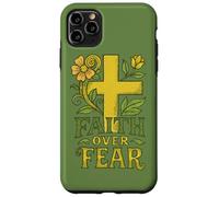 Faith over Fear Christian Cross Biblical Bible Study Case for iPhone 11 Pro Max