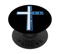 Faith Over Fear Christian EMT First Responder ART ON BACK PopSockets Adhesive PopGrip