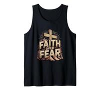 Faith Over Fear Christian Faith Tank Top