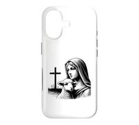 "Faith Over Fear" Christian Lamb Vintage-Influenced Case for iPhone 17