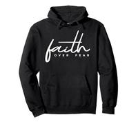 Faith Over Fear Christian Pullover Hoodie