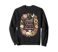 Faith Over Fear Christian Women The Lord Is My Shepherd Sweatshirt