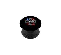 Faith Over Fear Cross PopSockets Adhesive PopGrip