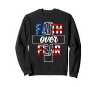 Faith Over Fear Cross Sweatshirt