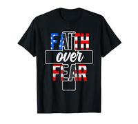 Faith Over Fear Cross T-Shirt