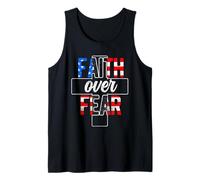 Faith Over Fear Cross Tank Top