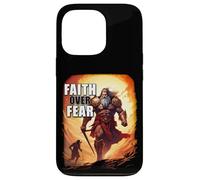 Faith Over Fear - David Goliath Epic Bible Comic Graphic Case for iPhone 13 Pro