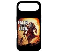 Faith Over Fear - David Goliath Epic Bible Comic Graphic Case for iPhone Air