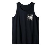 Faith Over Fear Dove Christian Inspirational Bold Typography Tank Top