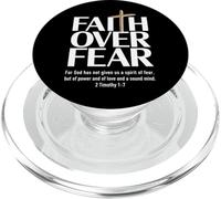 Faith Over Fear : For God has not given us a spirit of fear PopSockets PopGrip for MagSafe