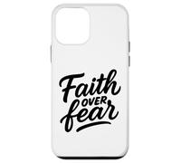 Faith Over Fear Hand-Drawn Christian Encouragement Art Case for iPhone 12 mini