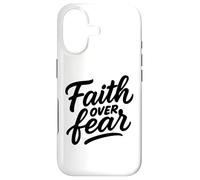 Faith Over Fear Hand-Drawn Christian Encouragement Art Case for iPhone 17