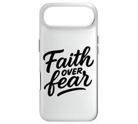 Faith Over Fear Hand-Drawn Christian Encouragement Art Case for iPhone Air