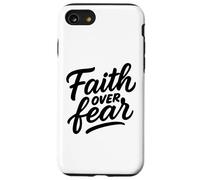 Faith Over Fear Hand-Drawn Christian Encouragement Art Case for iPhone SE (2020) / 7/8