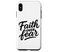 Faith Over Fear Hand-Drawn Christian Encouragement Art Case for iPhone XS Max