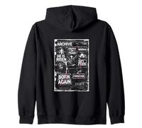 Faith over fear he is risen born again grace Zip Hoodie