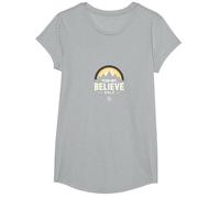 Faith Over Fear Men | Fear Not, Believe Only Inspirational T-Shirt, Girls, Heather Grey, XS