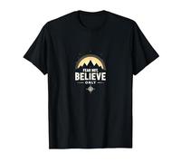 Faith Over Fear Men | Fear Not, Believe Only Inspirational T-Shirt, Men, Black, S