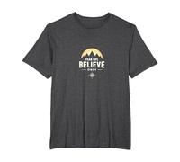 Faith Over Fear Men | Fear Not, Believe Only Inspirational T-Shirt, Men's Big and Tall, Dark Heather Grey, 5X Tall