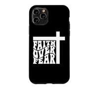 Faith Over Fear Motivational Quote Bold Typography Design Case for iPhone 11 Pro