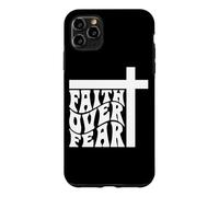 Faith Over Fear Motivational Quote Bold Typography Design Case for iPhone 11 Pro Max