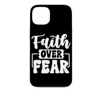 Faith Over Fear Motivational Saying Uplifting Message Case for iPhone 13
