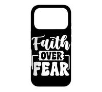 Faith Over Fear Motivational Saying Uplifting Message Case for iPhone 17 Pro