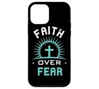 Faith Over Fear Ocean - Christian Devotional Scripture Verse Case for iPhone 12 mini