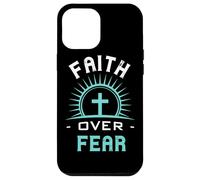 Faith Over Fear Ocean - Christian Devotional Scripture Verse Case for iPhone 12 Pro Max