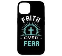 Faith Over Fear Ocean - Christian Devotional Scripture Verse Case for iPhone 13