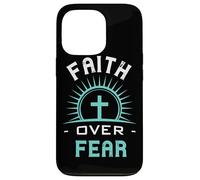 Faith Over Fear Ocean - Christian Devotional Scripture Verse Case for iPhone 13 Pro